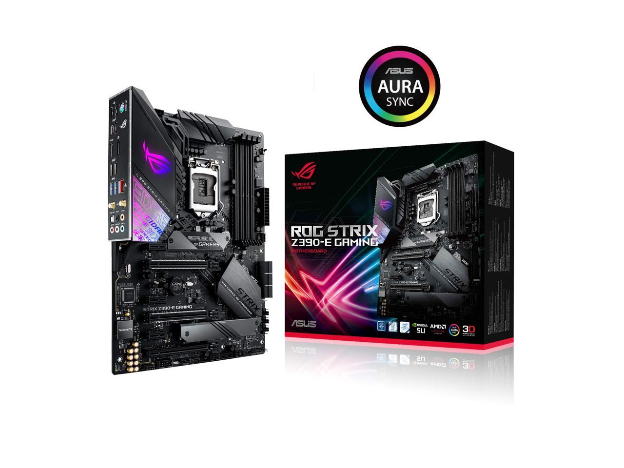 ASUS ROG Strix Z390-E Gaming LGA 1151 (300 Series) Intel Z390 SATA 6Gb/s ATX Intel Motherboard