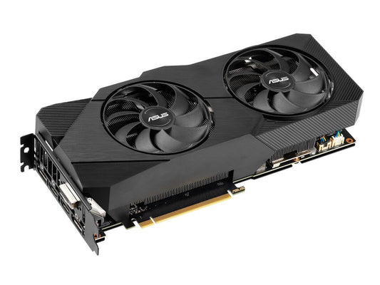 ASUS DUAL-RTX2060S-O8G-EVO-V2 - OC Edition - graphics card - GF RTX 2060 SUPER - 8 GB GDDR6 - PCIe 3.0 x16 - DVI, 2 x HD