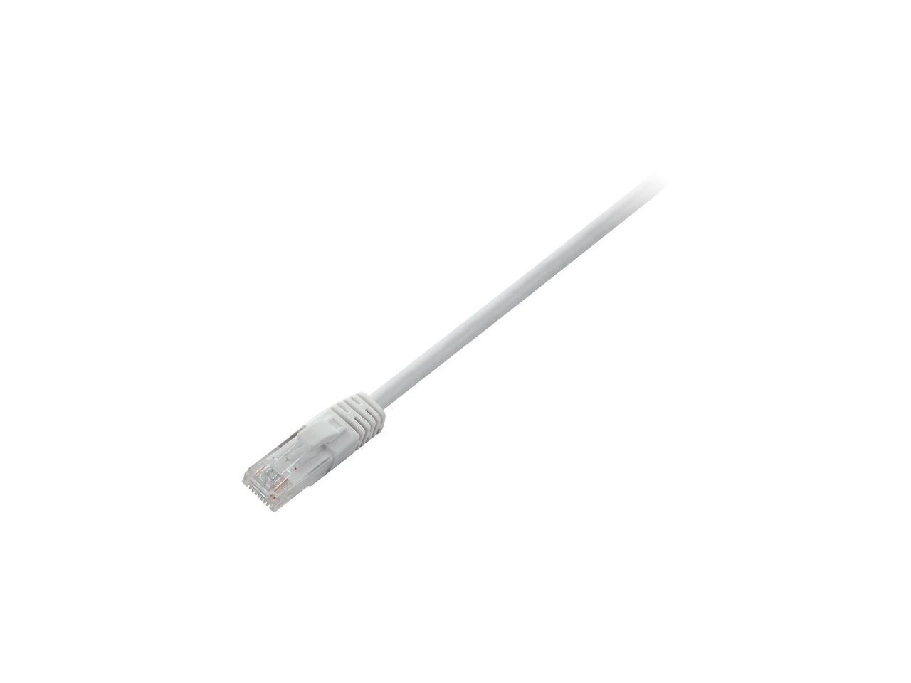V7 White Cat5e Unshielded (Utp) Cable Rj45 Male To Rj45 Male 2M 6.6Ft