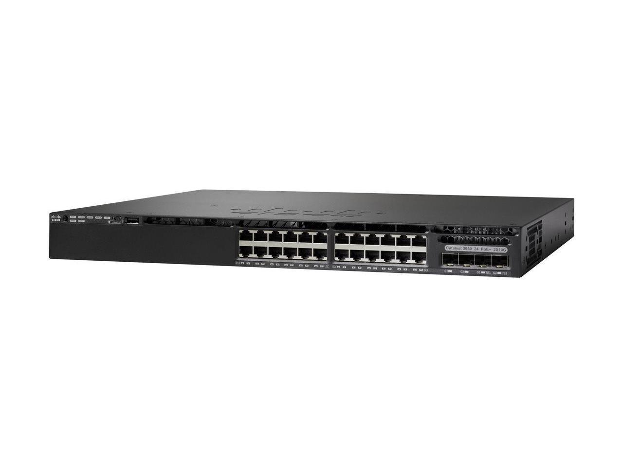 CISCO WS-C3650-24TD-S Managed Ethernet Switch