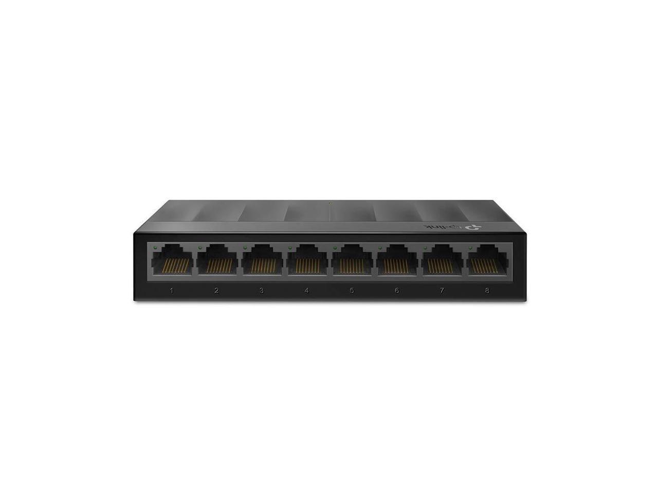 TP-Link LiteWave LS1008G - Switch - unmanaged - 8 x 10/100/1000 - desktop, wall-mountable