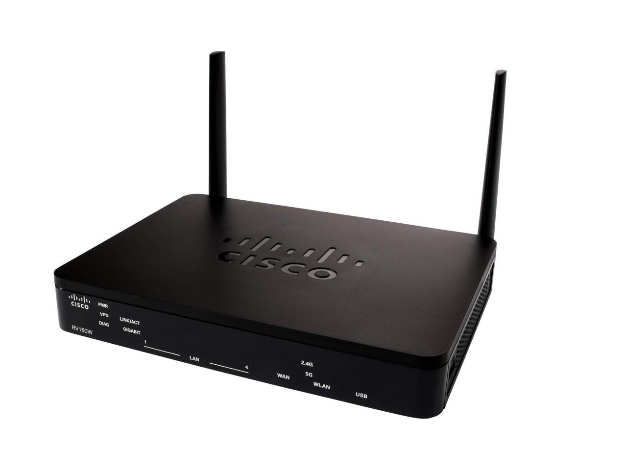Cisco Small Business RV160W - Wireless router - 4-port switch - GigE - 802.11a/b/g/n/ac - Dual Band