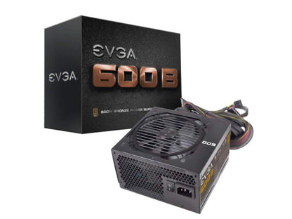 EVGA 600 B1, 80+ BRONZE 600W, 3 Year Warranty, Includes FREE Power On Self Tester, Power Supply 100-B1-0600-KR