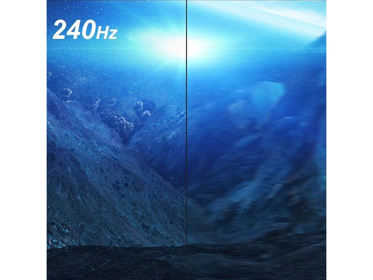 Acer Predator XB273 Xbmiprzx 27" FHD (1920 x 1080) IPS NVIDIA G-SYNC Gaming Monitor with Up to 0.1ms (G to G), 240Hz, 99% sRGB (1 x Display Port & 1 x HDMI Port), Black