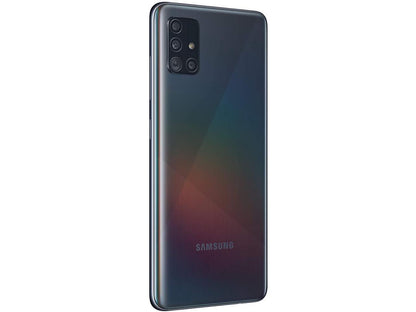 Samsung Galaxy A51 Factory Unlocked Cell Phone Smart Smartphone | 128GB of Storage | Long Lasting Battery | Single SIM | GSM or CDMA Compatible | US Version | BlackSM-A515UZKNXAA