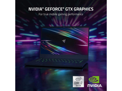 Razer Blade Stealth 13 Ultrabook Gaming Laptop: Intel Core i7-1065G7 4 Core, NVIDIA GeForce GTX 1650 Ti Max-Q, 13.3" 1080p 60Hz, 16GB RAM, 512GB SSD, CNC Aluminum, Chroma RGB, Thunderbolt 3, Black