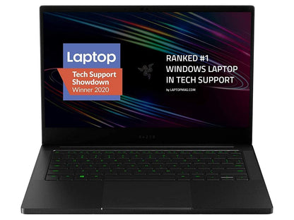 Razer Blade Stealth 13 Ultrabook Gaming Laptop: Intel Core i7-1065G7 4 Core, NVIDIA GeForce GTX 1650 Ti Max-Q, 13.3" 1080p 60Hz, 16GB RAM, 512GB SSD, CNC Aluminum, Chroma RGB, Thunderbolt 3, Black