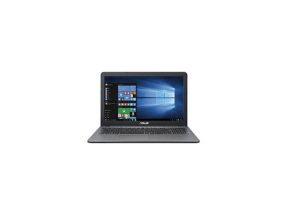 Asus - VivoBook X540SA-BPD0602V 15.6" Laptop - Intel Pentium - 4GB Memory - 500GB Hard Drive - Silver gradient IMR with hairline Vivo Book Notebook PC Computer DVD BURNER