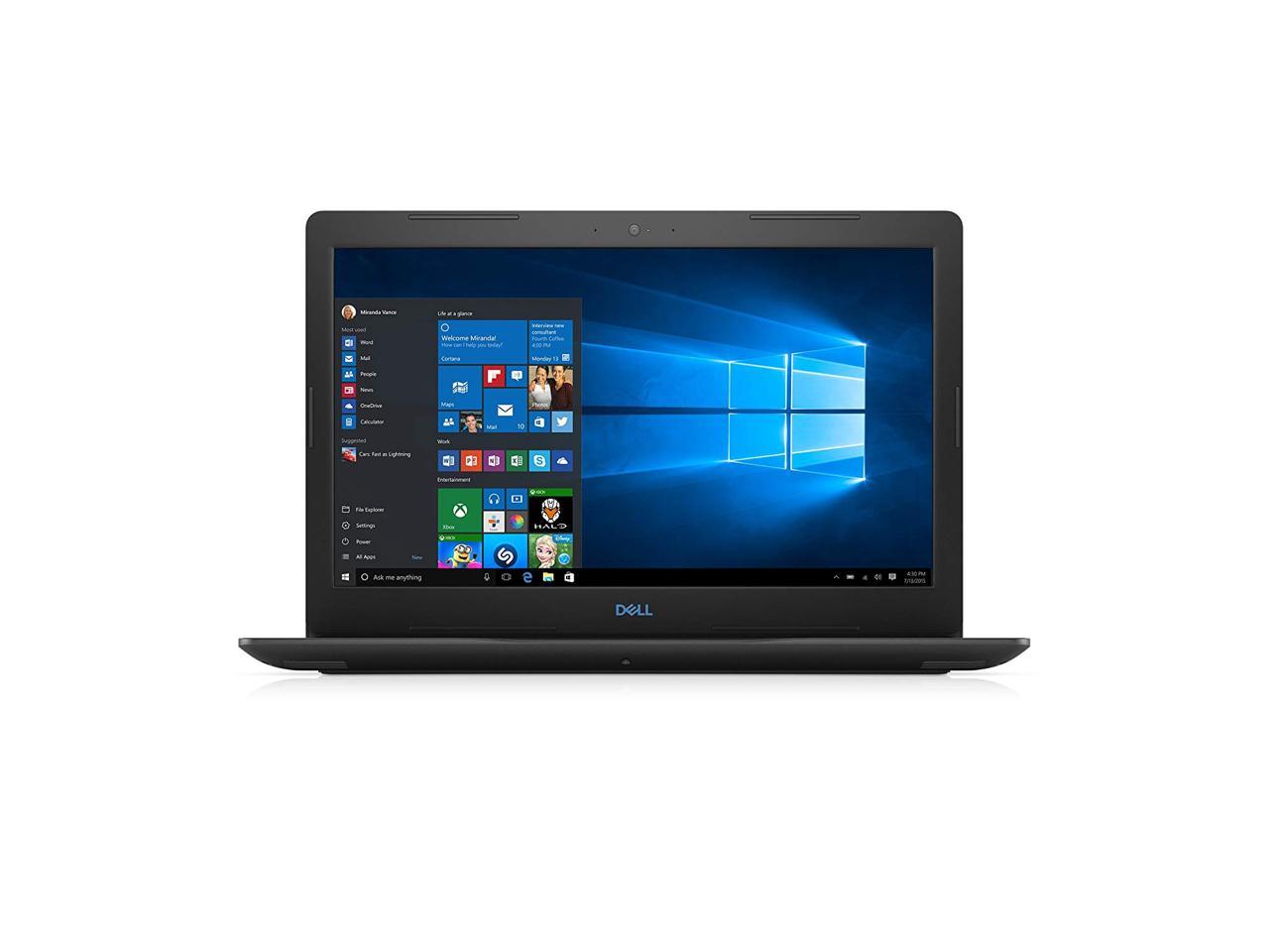 Dell G3579-7989BLK-PUS G3 Gaming Laptop PC - Intel Core i7-8750H 2.2 GHz Six-Core Processor - 16 GB DDR4 SDRAM - 256 GB SSD + 1 TB Hard Drive - 15.6-inch Display - Windows 10 Home 64-bit - Black