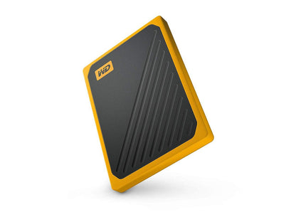 WD 1TB My Passport Go SSD Amber Portable External Storage, USB 3.0 - WDBMCG0010BYT-WESN