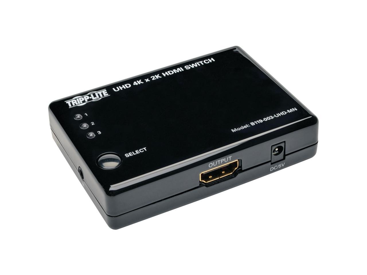 Tripp Lite 3 Port Hdmi Mini Switch For Video And Audio 4K X 2K Uhd 30 Hz