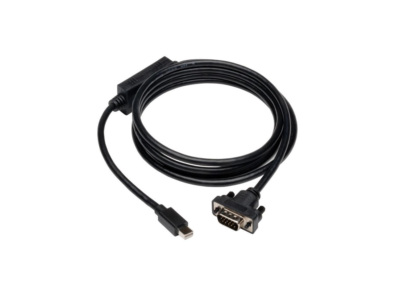 Tripp Lite P586-006-VGA Tripp Lite Mini DisplayPort to VGA Cable Active Adapter (M/M) 6-ft - Mini DisplayPort/VGA for Monitor, Notebook - 6ft - 1 x Mini DisplayPort Male Digital Audio/Video - 1 x