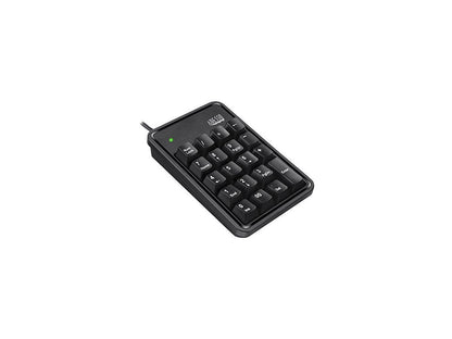 Adesso 19-Key Usb Numeric Keypad ,Built-In 3-Port Usb Hubs , Durable Mechnical