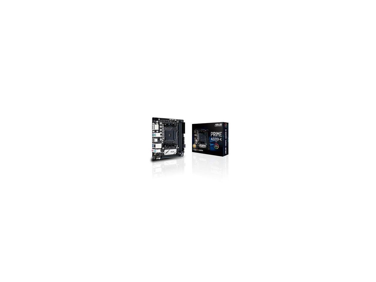 ASUS Prime A320I-K AMD Ryzen AM4 DDR4 M.2 DP HDMI Mini ITX USB 3.1 Motherboard