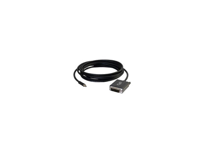 C2G 54335 C2G 6ft Mini DisplayPort Male to Single Link DVI-D Male Adapter Cable - Black - DisplayPort/DVI-D for Monitor, Notebook, Tablet - 6 ft - 1 x Mini DisplayPort Male Digital Audio/Video - 1 x