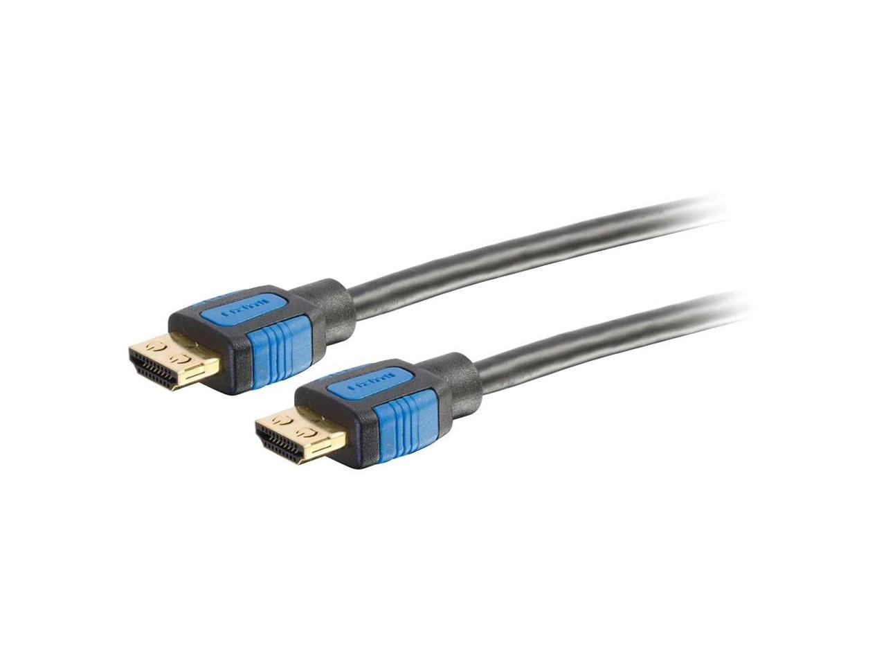 C2G 29679 4K UHD High Speed HDMI Cable (60Hz) with Gripping Connectors, Black (12 Feet, 3.65 Meters)