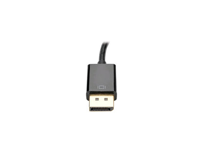 Tripp Lite DisplayPort to VGA Active Cable Adapter, DP 1.2, Converter for DP to HD15 (M/F), 1920 x 1200/1080p, 6 in. (P134-06N-VGA-V2)
