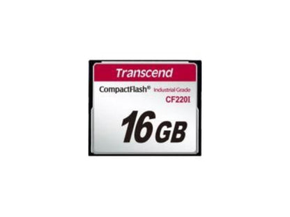 Transcend CF220I 16GB Compact Flash (CF) Industrial Temp CF220I CF Card Model TS16GCF220I