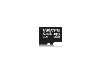 Transcend 32GB MicroSDHC Class 10 Memory Card Model TS32GUSDC10M