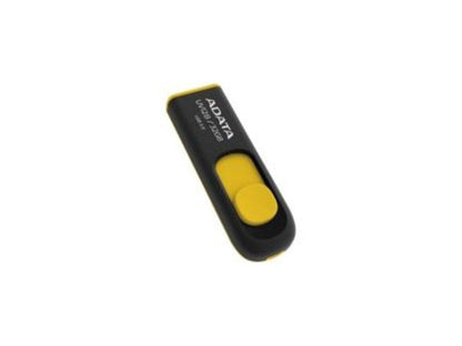 ADATA DashDrive Series UV128 32GB USB 3.0 Flash Drive, Black/yellow(AUV128-32G-RBY)
