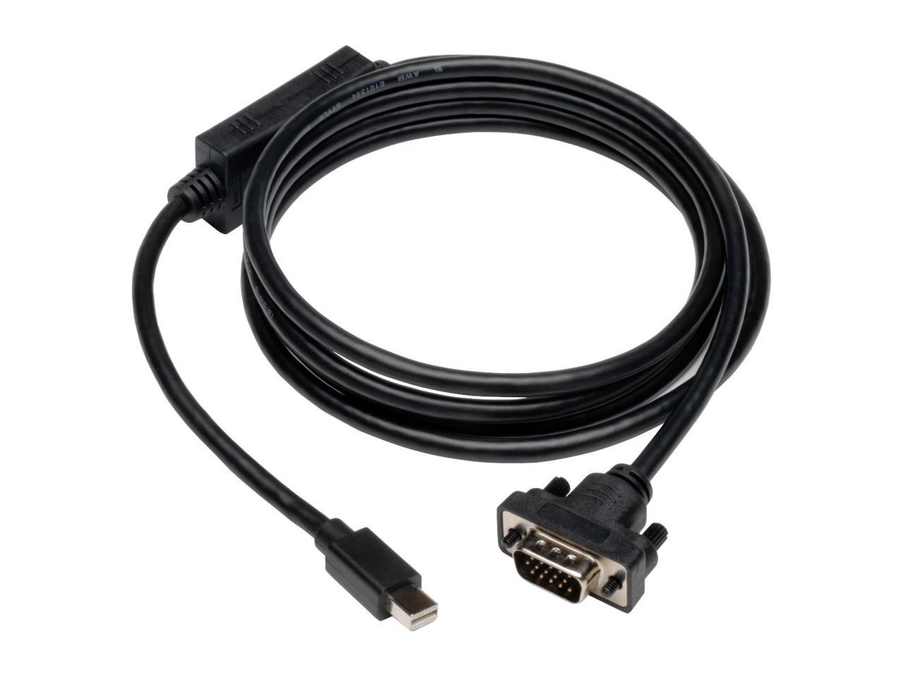 Tripp Lite P586-006-VGA Tripp Lite Mini DisplayPort to VGA Cable Active Adapter (M/M) 6-ft - Mini DisplayPort/VGA for Monitor, Notebook - 6ft - 1 x Mini DisplayPort Male Digital Audio/Video - 1 x