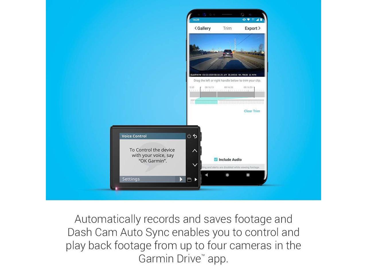 Garmin Dash Cam 56 1440p Dash Cam