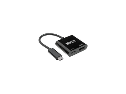 Tripp Lite Usb C Adapter Converter 4K Hdmi Pd Charging Usb Type C M/F Black