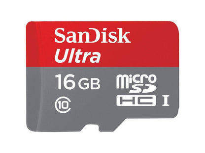SanDisk Ultra 16 GB Class 10/UHS-I microSDHC SDSQUNC016GAN6IA