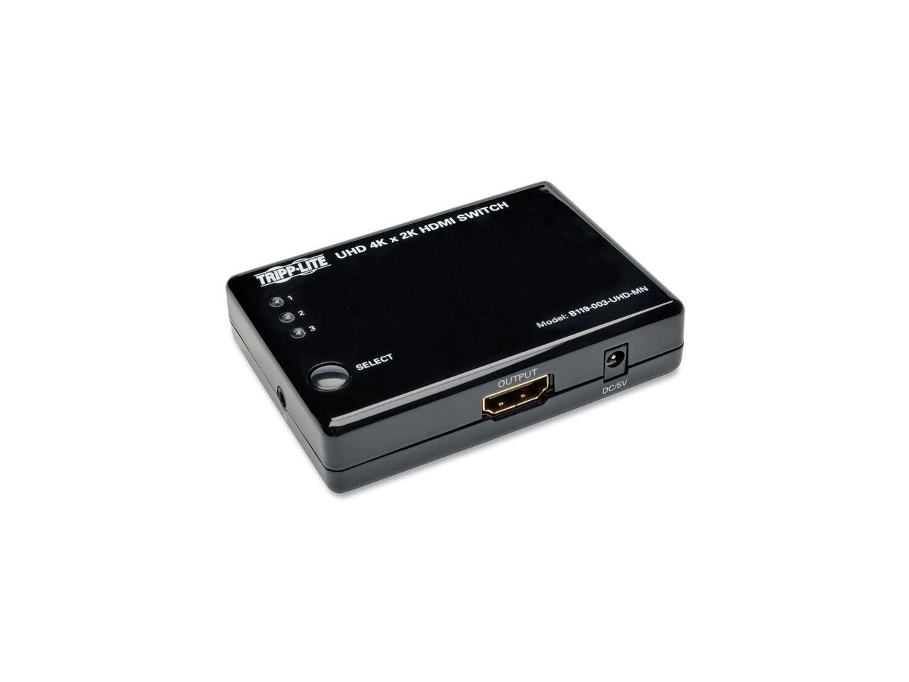 Tripp Lite 3 Port Hdmi Mini Switch For Video And Audio 4K X 2K Uhd 30 Hz