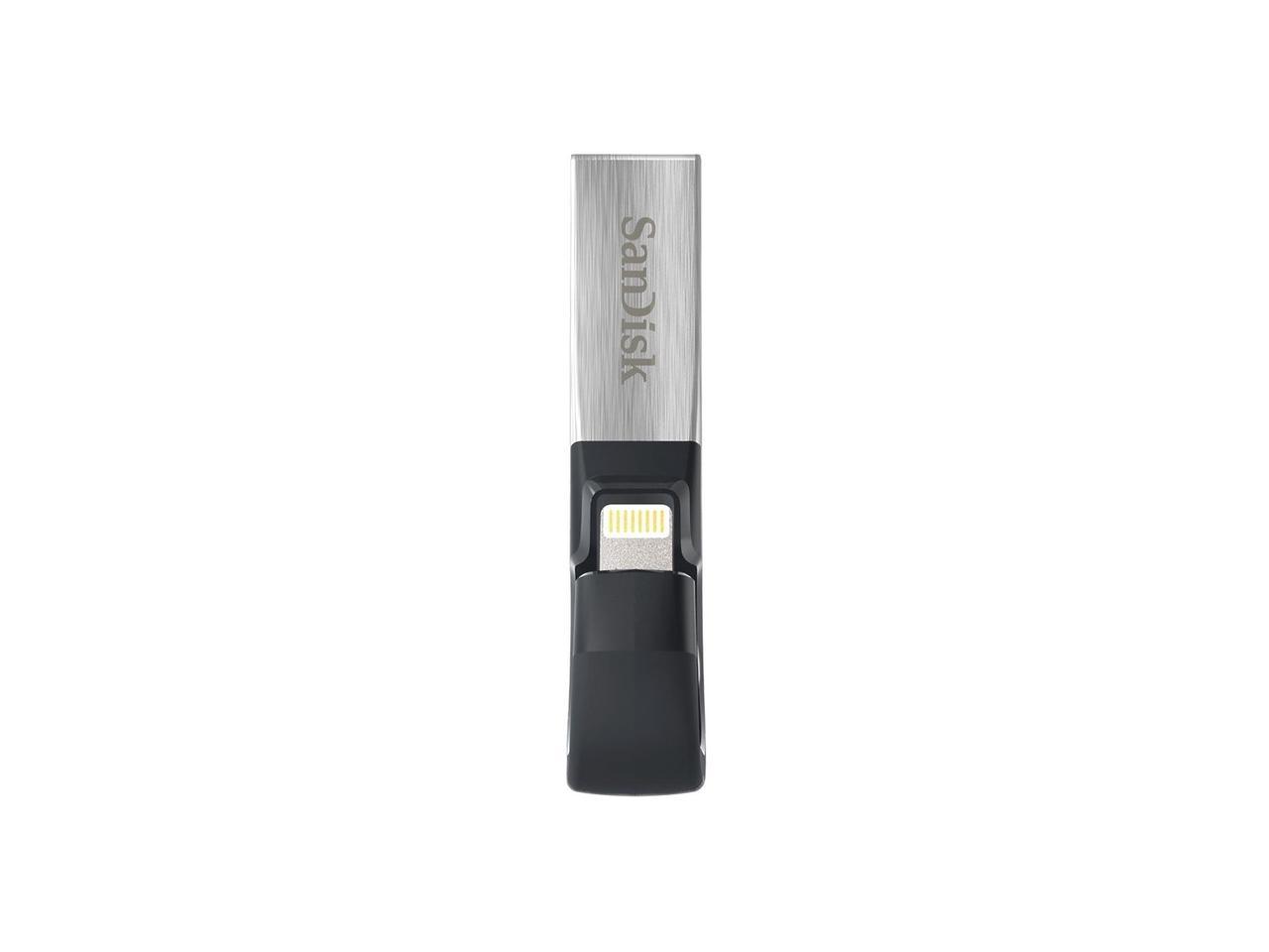 Sandisk 128Gb Ixpand Lightning Usb 3.0 Flash Drive