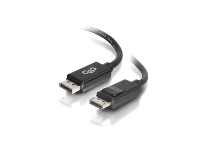 C2G 54402 DisplayPort Cable with Latches M/M, 8K UHD Compatible - Digital Audio Video, Black (10 Feet, 3.04 Meters)
