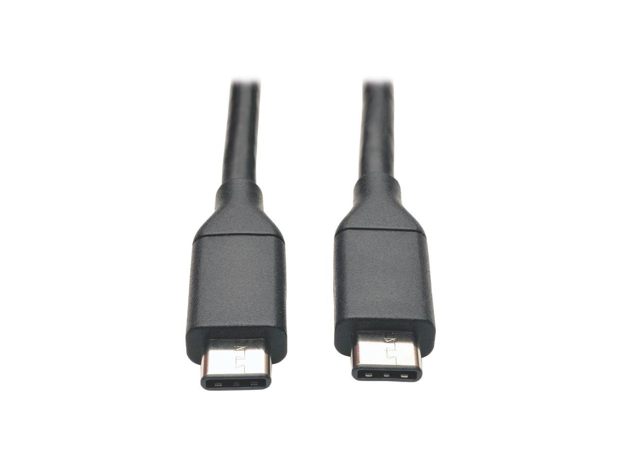 Tripp Lite U420-003 Black USB 3.1 Gen 1 (5 Gbps) Cable, USB Type-C (USB-C)