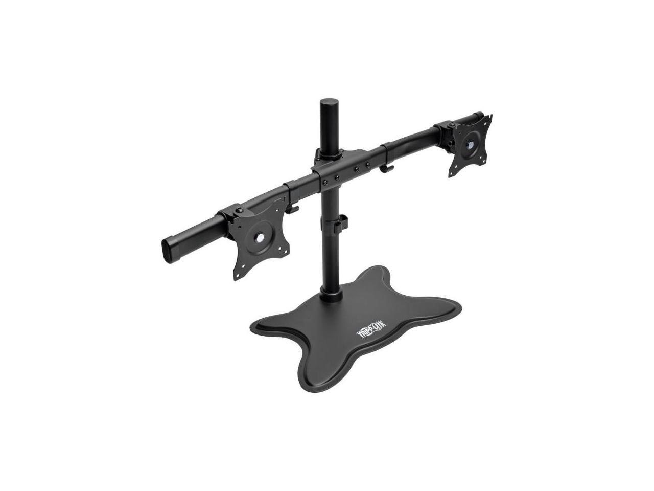 TRIPP LITE DDR1327SDD Black 13" - 27" Dual-Monitor Desktop Mount Stand for Flat-Screen Displays