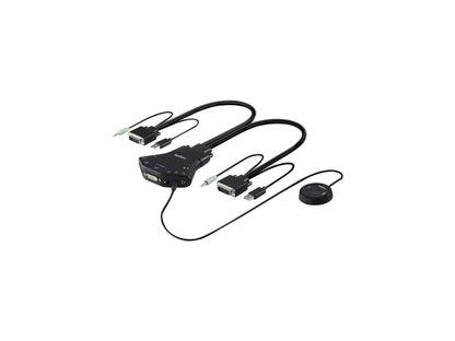 Belkin Secure 2-port Flip DVI-D KVM with Audio, PP 3.0
