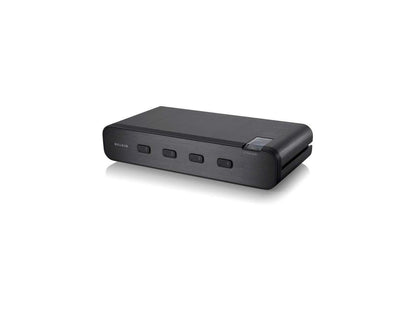 Belkin F1DN104E-3 - Advanced Secure Dual-Head DVI-I KVM Switch; 4-Port, PP3.0