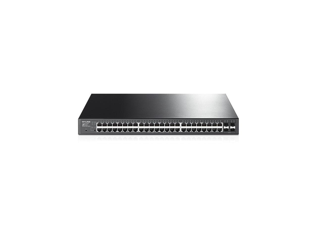 Tp-Link Jetstream 48-Port Gigabit Smart Poe+ Switch With 4 Sfp Slots