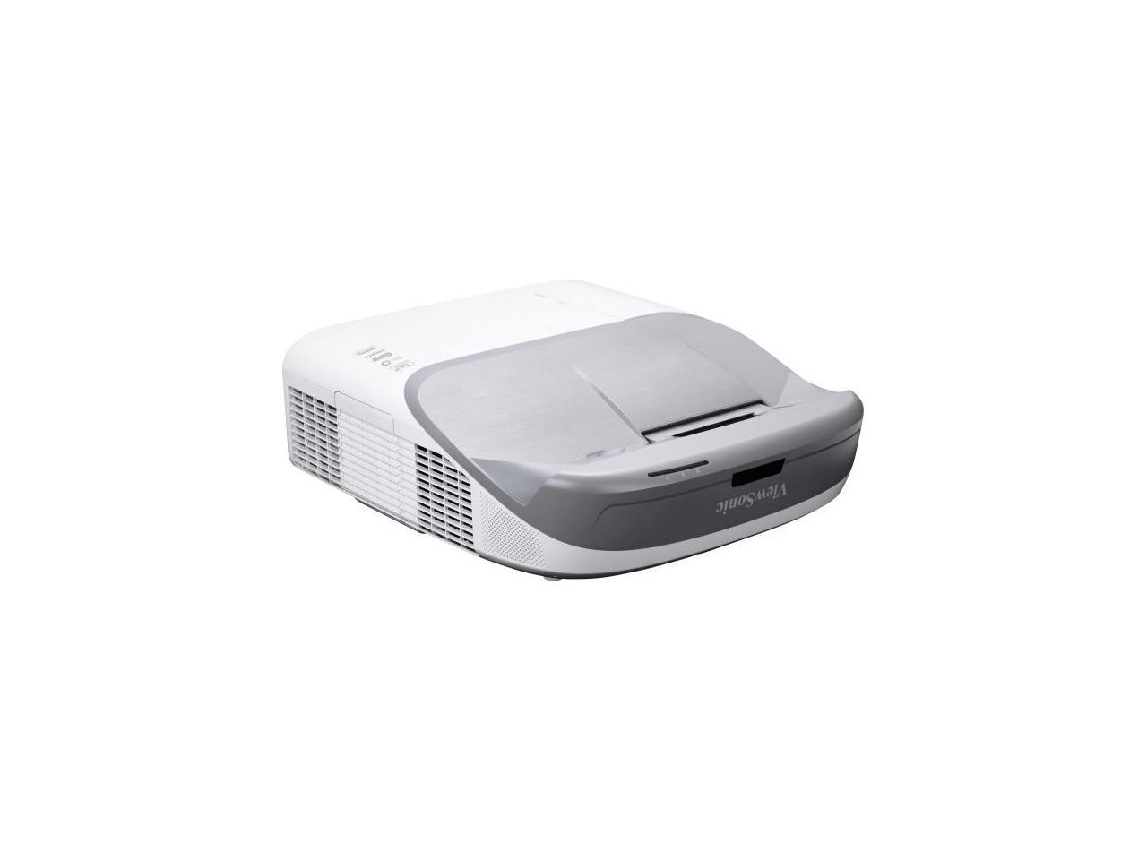 ViewSonic PS750HD 1920 x 1080 3000 lumens DLP 1080p HDMI Interactive Ultra Short Throw Projector with Wall Mount 10,000:1 RJ45