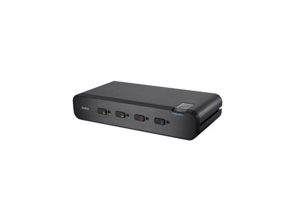 Belkin F1DN104F-3 - Advanced Secure Dual-Head DVI-I KVM Switch; 4-Port Plus, PP3.0