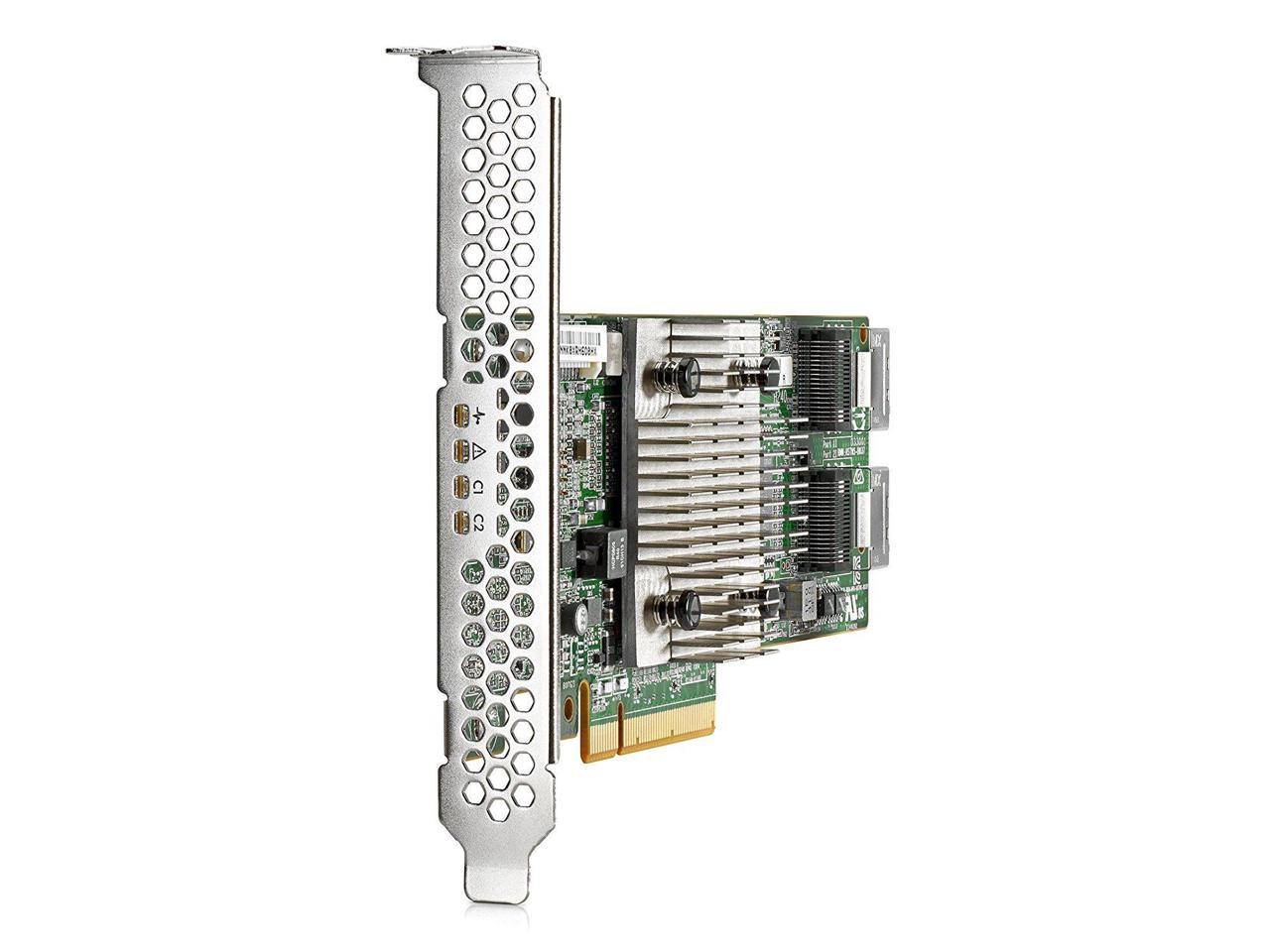 HP Storage controller - 8 Channel HP H240 12Gb 1-port Int Smart Host Bus Adapter - 12Gb/s SAS - PCI Express 3.0 x8 - Plug-in Card - RAID Supported - 0, 1, 5 RAID Level - 2 Total SAS Port(s)