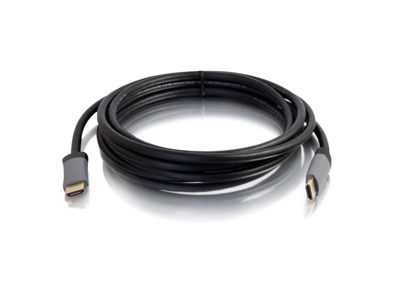 C2G 50632 Select 4K UHD High Speed HDMI Cable (60Hz) with Ethernet M/M, in-Wall CL2-Rated, Black (20 Feet, 6.09 Meters)