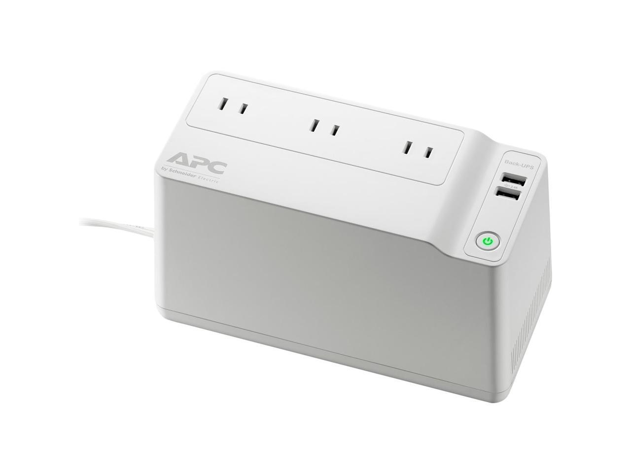 APC Back-UPS 125 VA 75 Watts 3 Outlets UPS, BGE90M-CA (North America Version)