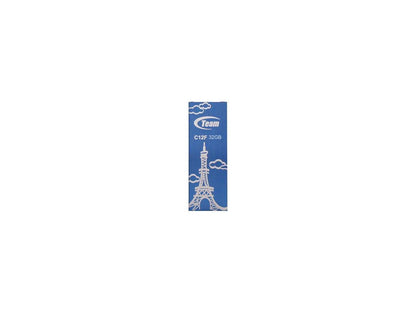 32GB Team C12F Bookmark USB2.0 Flash Drive (Eiffel Tower) Blue