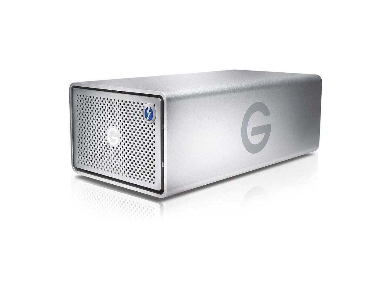Thermal Grizzly G-RAID 20TB 2 x Thunderbolt 2, 1 x USB 3.0 Removable Dual-Drive Storage System 0G05012 Silver