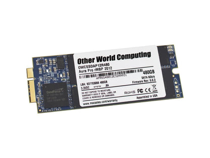 OWC 240GB Aura Pro 6G Solid State Drive SSD for 2012-2013 MacBook Pro with Retina Display. Model OWCSSDAP12R240