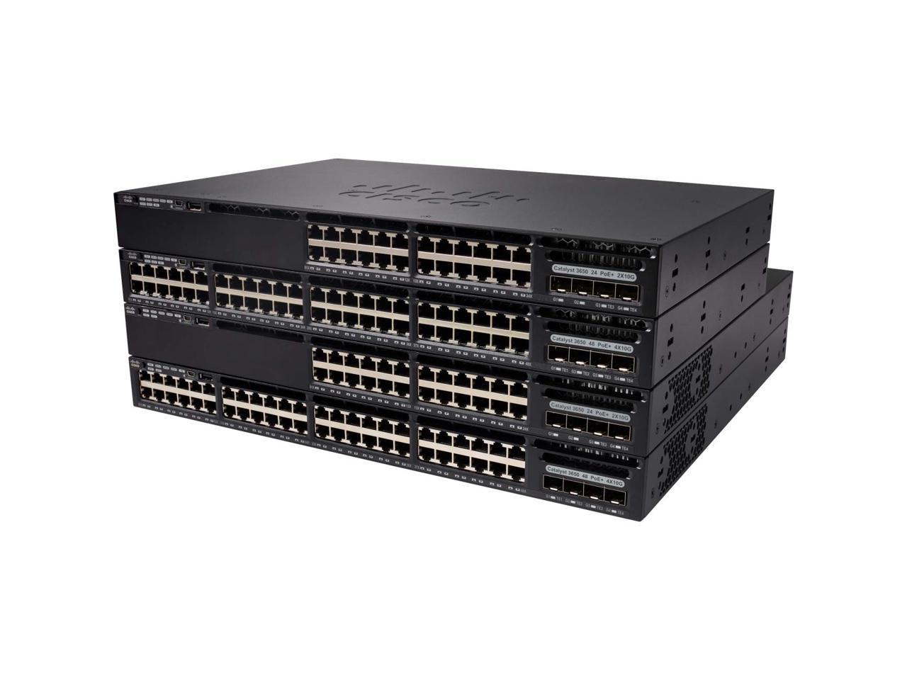 CISCO WS-C3650-24PDM-L 24-Port managed switch