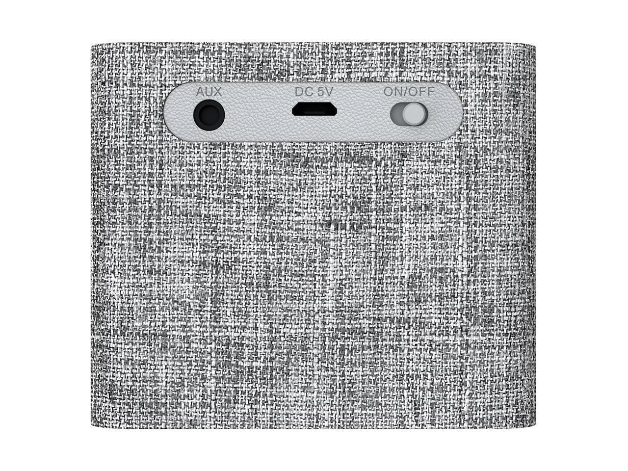 Creative NUNO micro Speaker System - Wireless Speaker(s) - Portable - Battery Rechargeable - Heather Gray