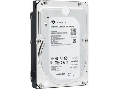 Seagate Enterprise Capacity 3.5 V.5 ST6000NM0095 6TB 7200 RPM 256MB Cache SAS 12Gb/s 3.5" Enterprise Internal Hard Drive Bare Drive
