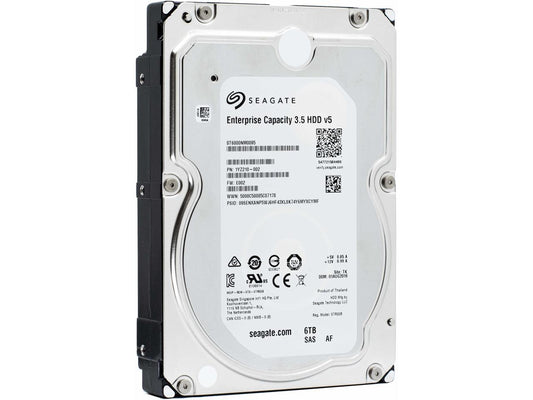 Seagate Enterprise Capacity 3.5 V.5 ST6000NM0095 6TB 7200 RPM 256MB Cache SAS 12Gb/s 3.5" Enterprise Internal Hard Drive Bare Drive