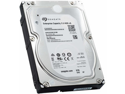 Seagate Enterprise Capacity 3.5 V.5 ST6000NM0095 6TB 7200 RPM 256MB Cache SAS 12Gb/s 3.5" Enterprise Internal Hard Drive Bare Drive