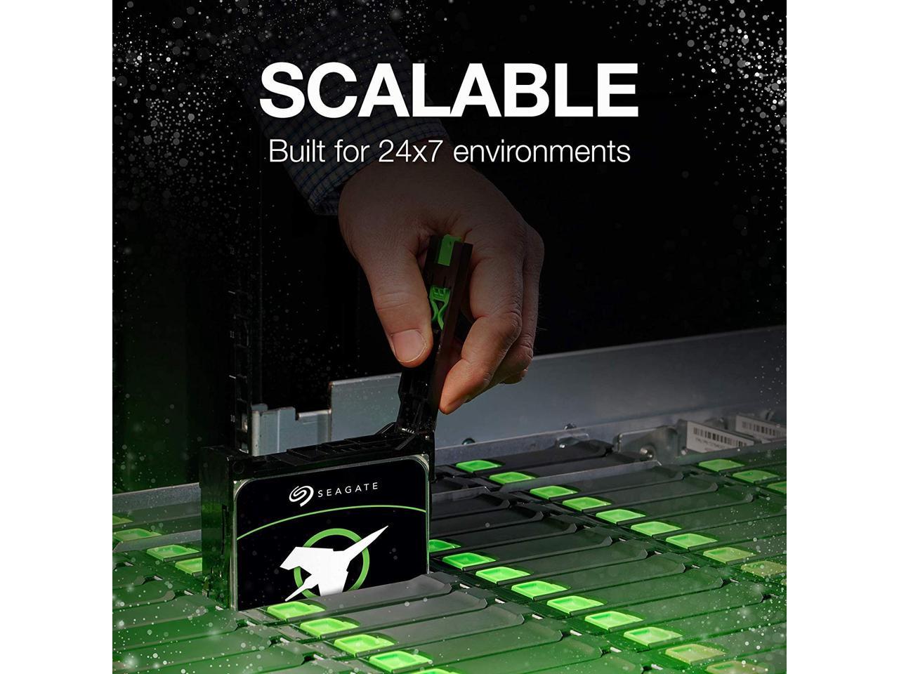 Seagate 12TB HDD Exos X14 7200 RPM 512e/4Kn SATA 6Gb/s 256MB Cache 3.5-Inch Enterprise Hard Drive (ST12000NM0008)